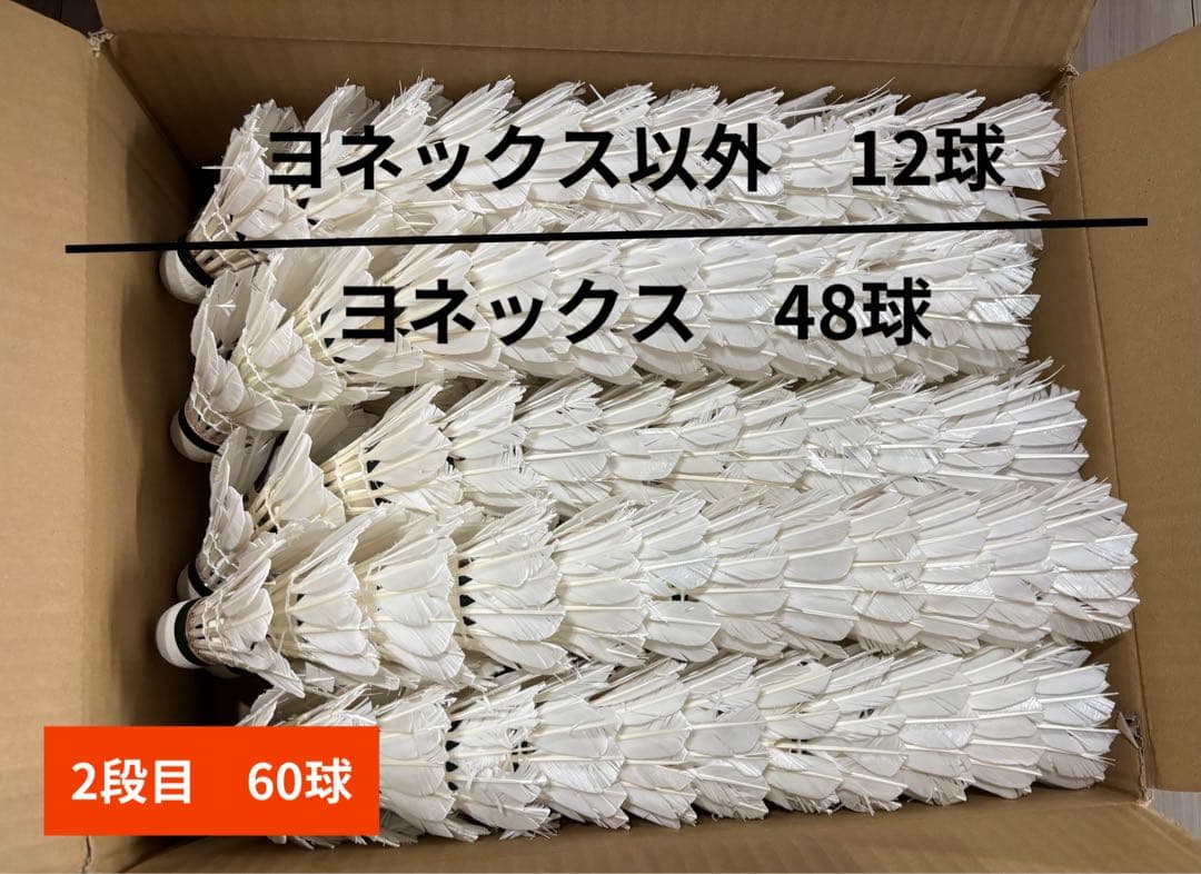 バドミントンシャトル 中古 120球 - メルカリ