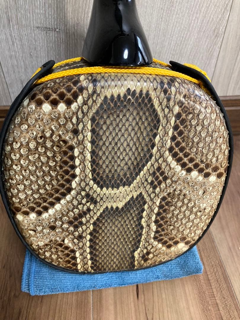 登り竜ティーガ】沖縄三線✨本革強化張り✨訳あり