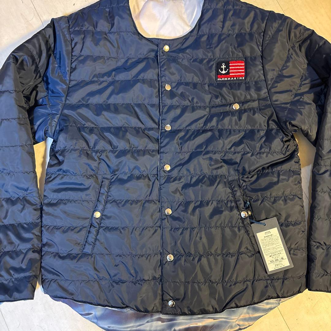 muta 新品ダウンジャケット リバーシブルM ネイビー