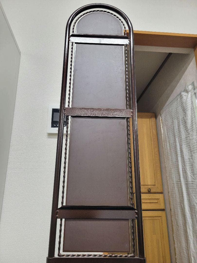 ヴィンテージ品】姿見 スタンドミラー 葡萄 スタンド☆