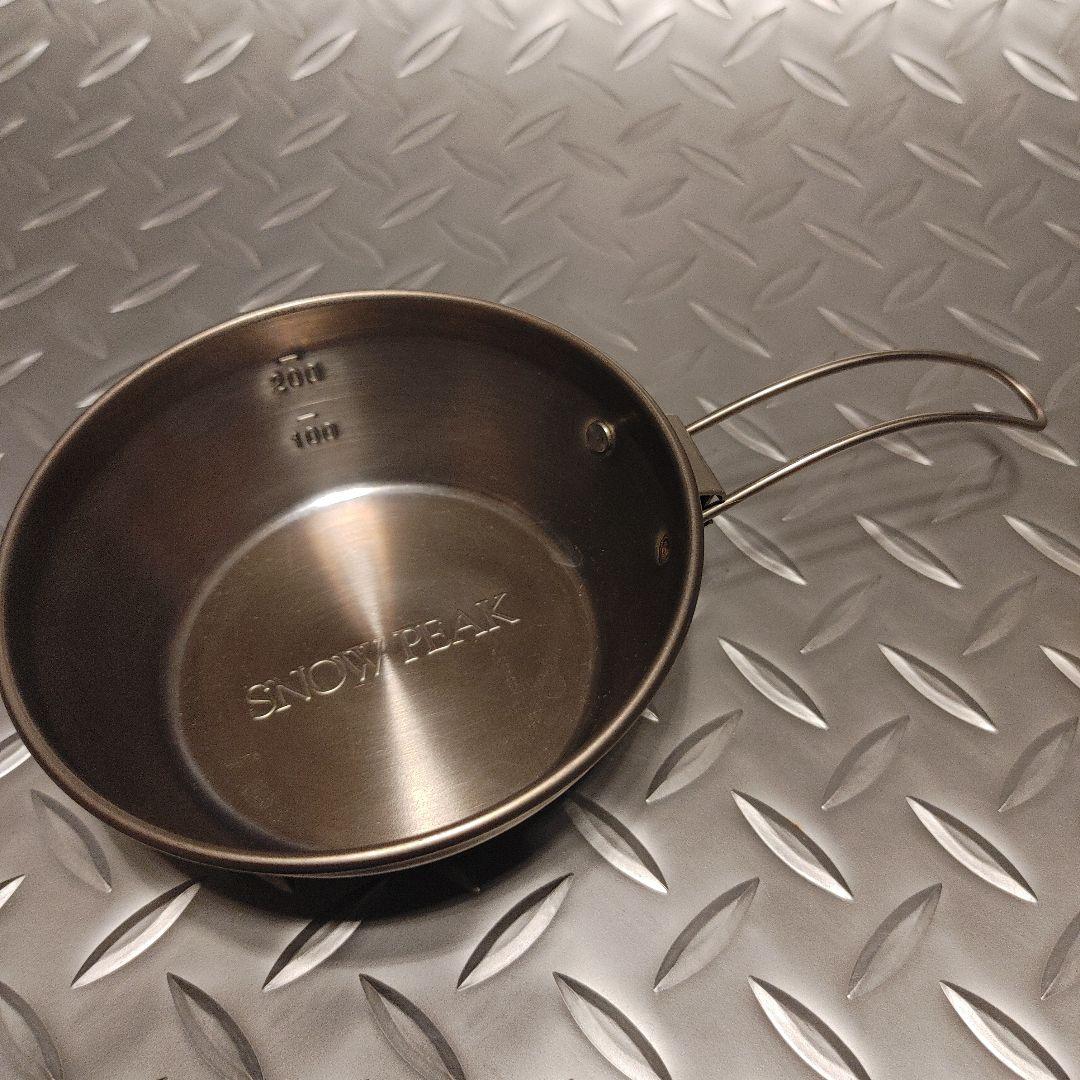 SNOW PEAK 旧ロゴ チタン シェラカップ 折りたたみ - メルカリ