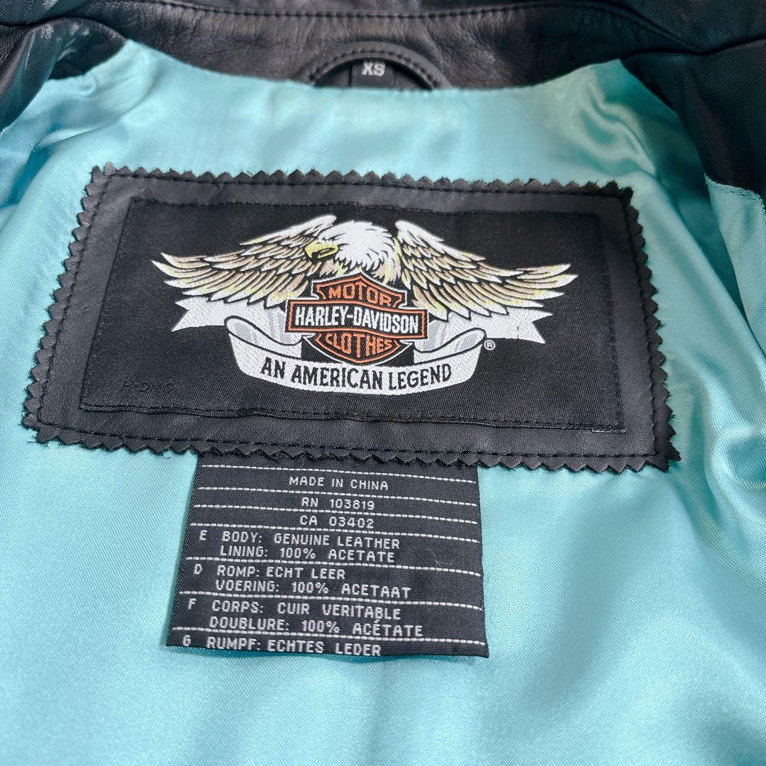 Harley-Davidson シングルライダース イーグル ターコイズ XS