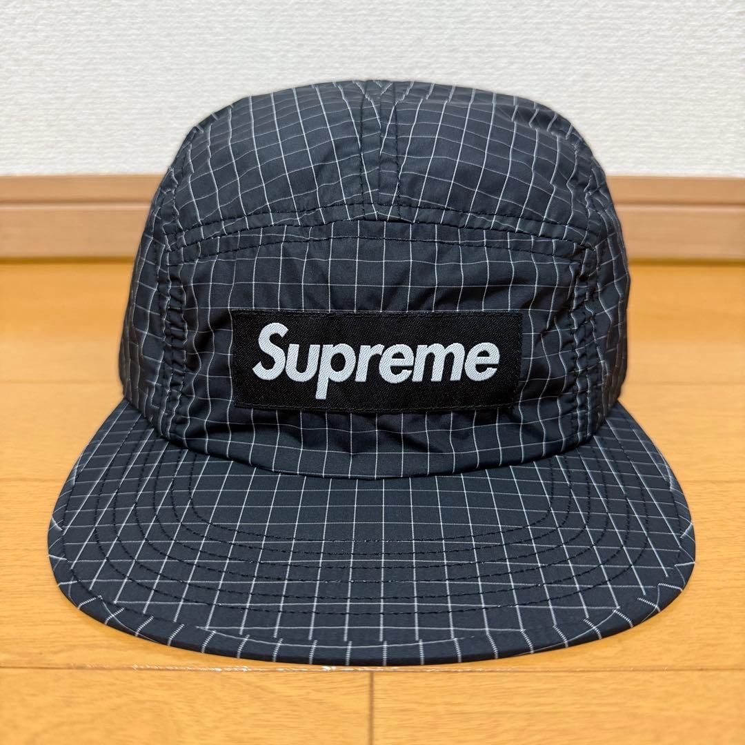 卸売 通販ファッション - Supreme Contrast Ripstop Camp Cap 黒 18ss