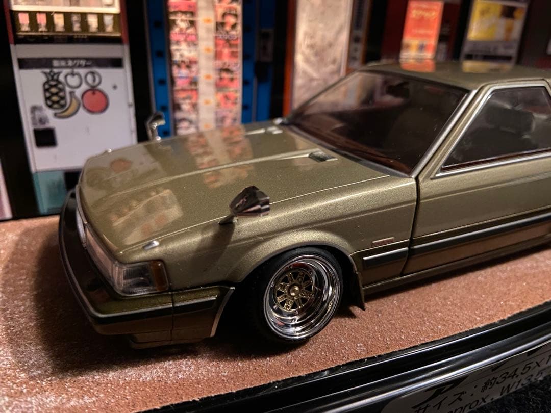 1/24 国産名車コレクション ソアラ カスタム ジオラマ 旧車 クリアケース