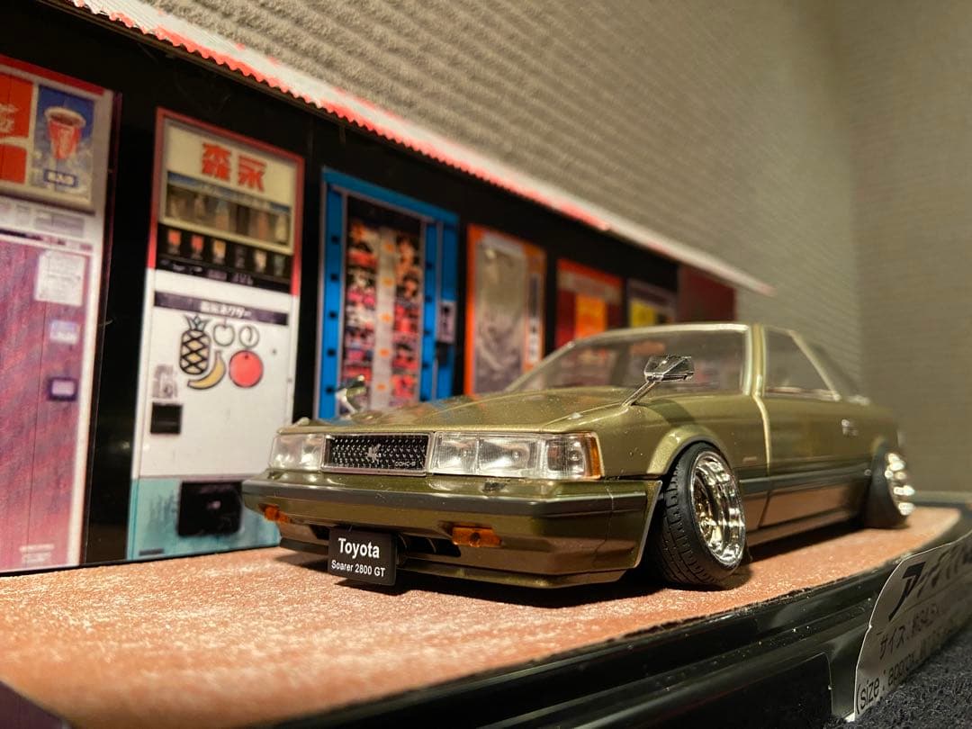 1/24 国産名車コレクション　ソアラ　カスタム　ジオラマ　旧車　クリアケース 1/24 国産名車コレクション ソアラ カスタム ジオラマ 旧車 クリアケース