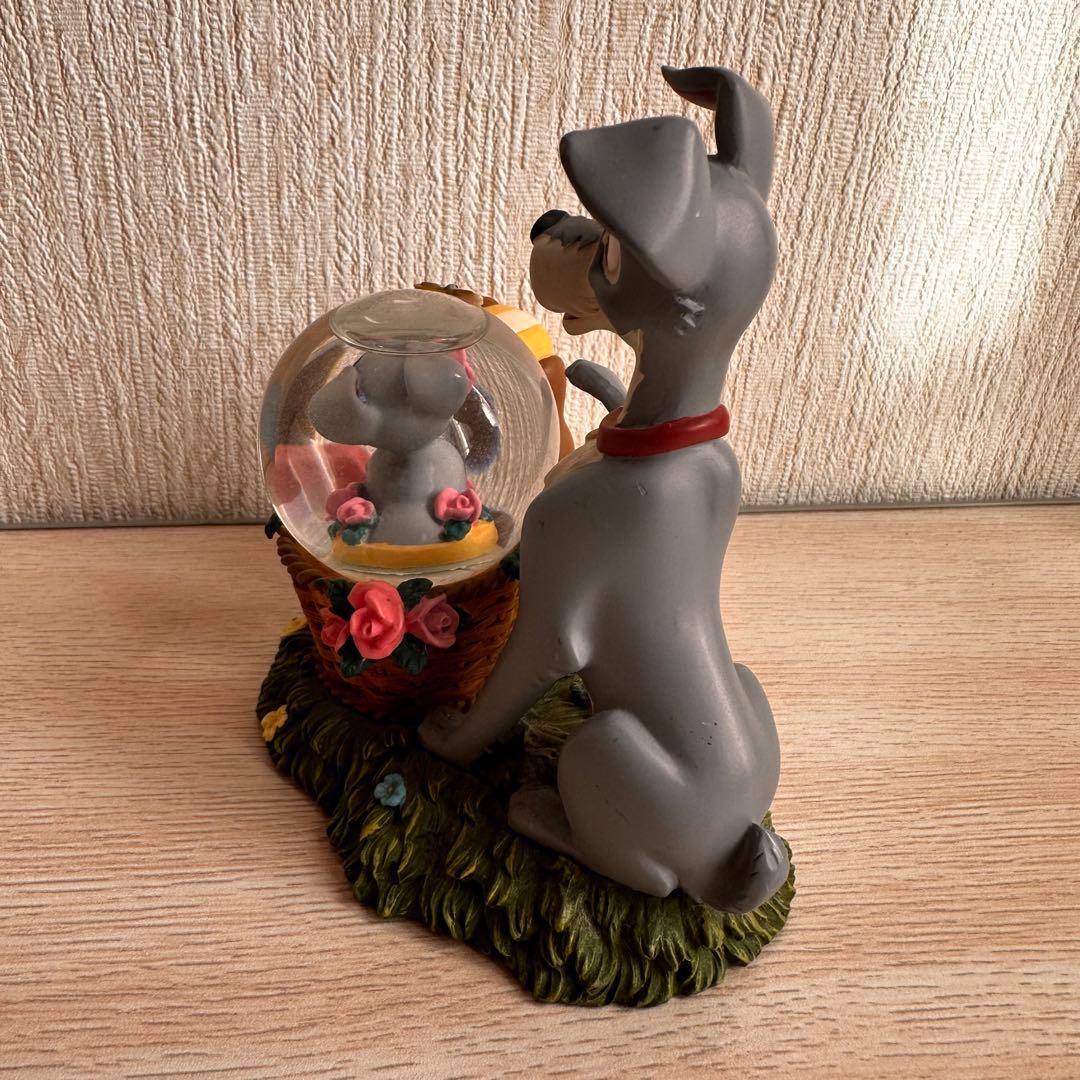 ディズニー わんわん物語 スノードーム スノーグローブ - メルカリ