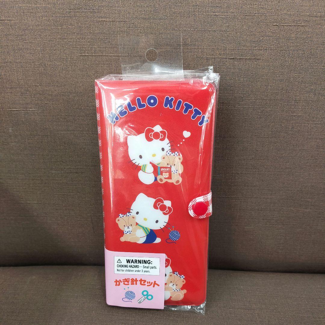 サンリオ　Sanrio 手芸キティ かぎ針セット手芸部　完売品 新作・完売品】サンリオ手芸部 ハローキティ かぎ針3点セット - メルカリ