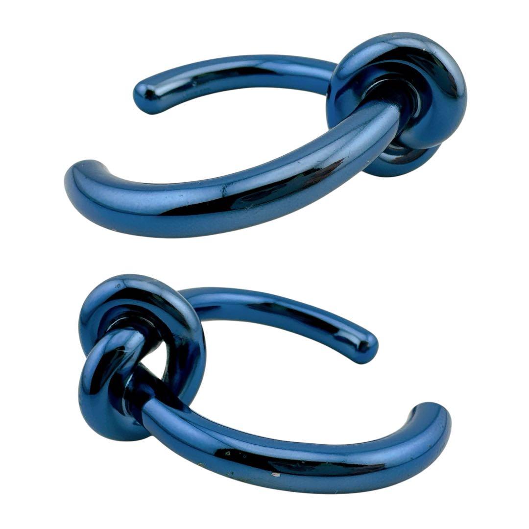 激レア◇セリーヌ メタリックブルー ノットエクストラ ブレスレット