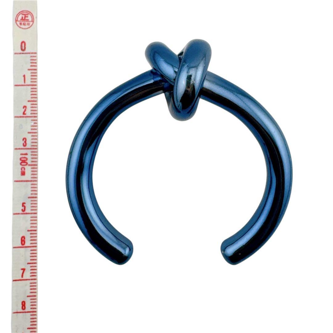 激レア◇セリーヌ メタリックブルー ノットエクストラ ブレスレット