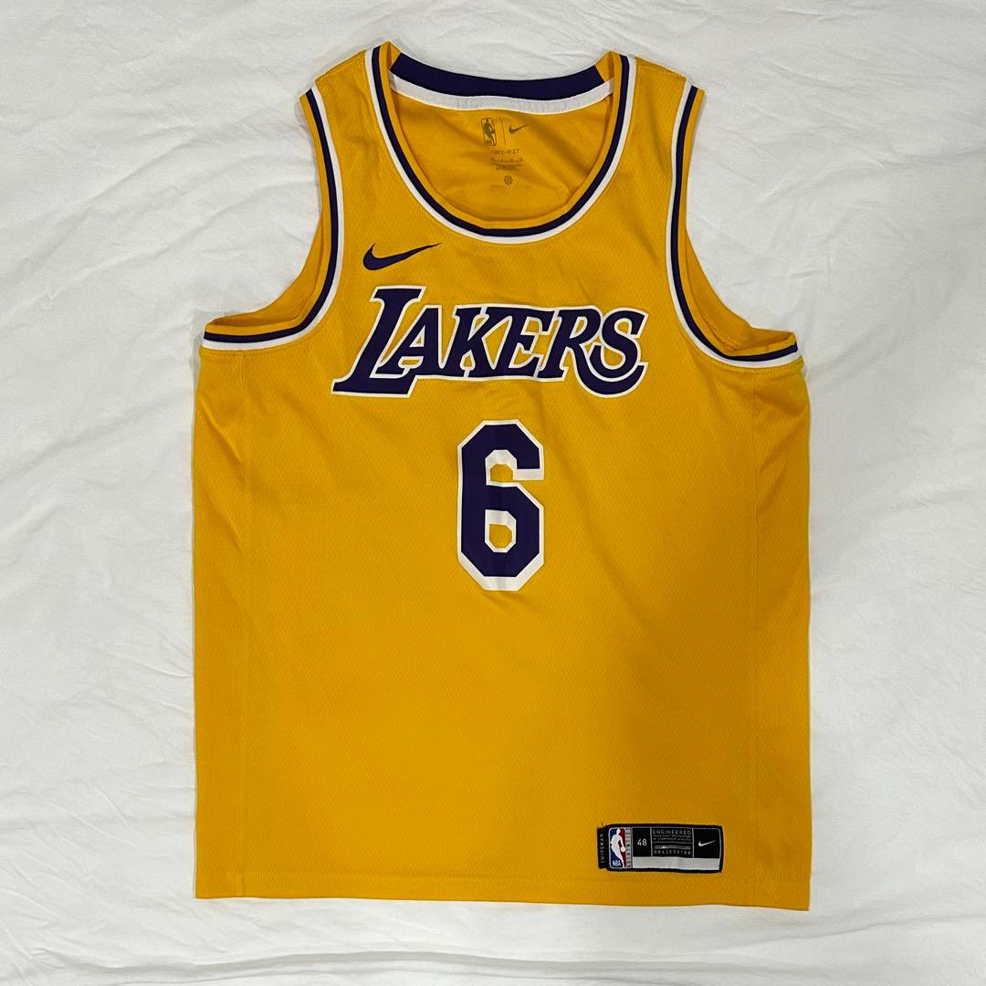 NBA レイカーズ レブロン・ジェームズ 6番 ユニフォーム 48サイズ