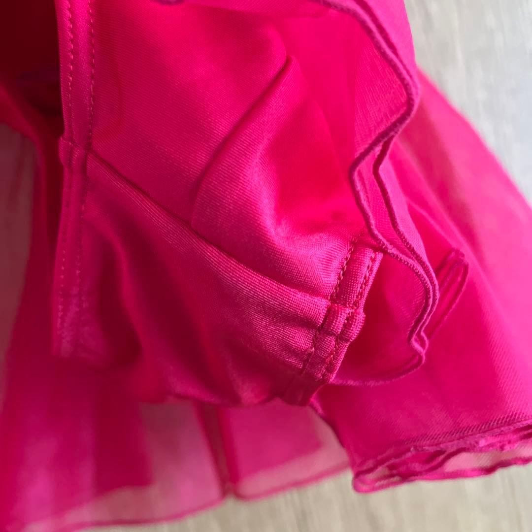 チャコット バレエ レオタード かわいい 130 ピンク パール チュール