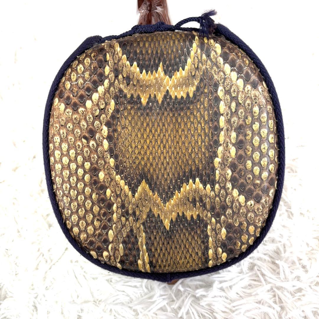 希少6弦✨美品✨沖縄 六線三線 本蛇皮 三味線 ハード