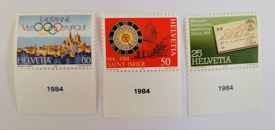 スイス 記念切手 PRO JUVENTUTE 未使用 田型ブロック 当時販売袋付