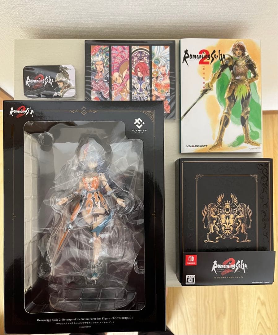 ロマンシングサガ2 コレクターズエディション　ロックブーケ&他グッズ ロマンシング サガ2 リベンジオブザセブン」、「ロックブーケ