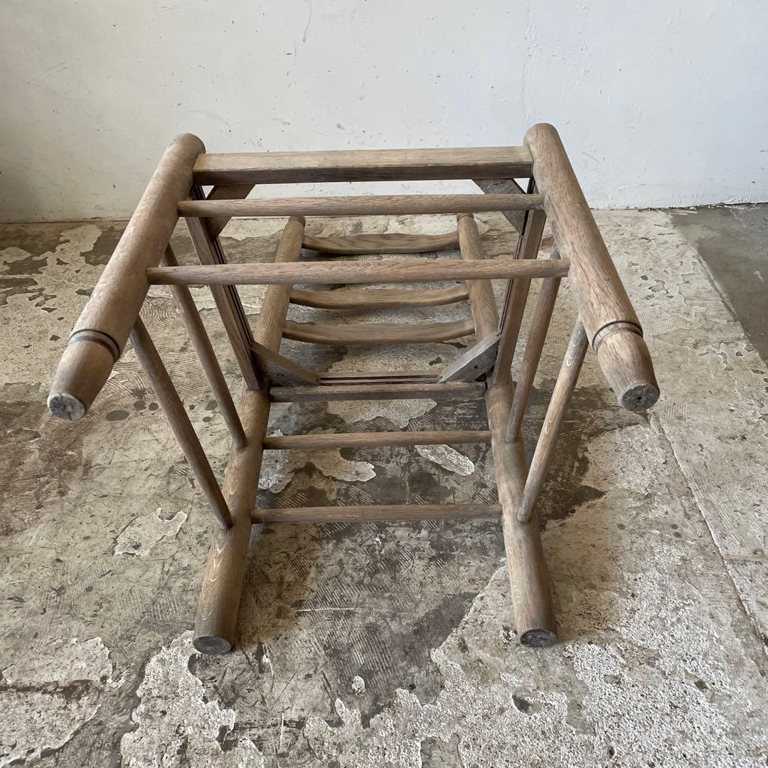 ヴィンテージ ダイニング藁チェア カフェチェア 剥離 no2 L1081015022