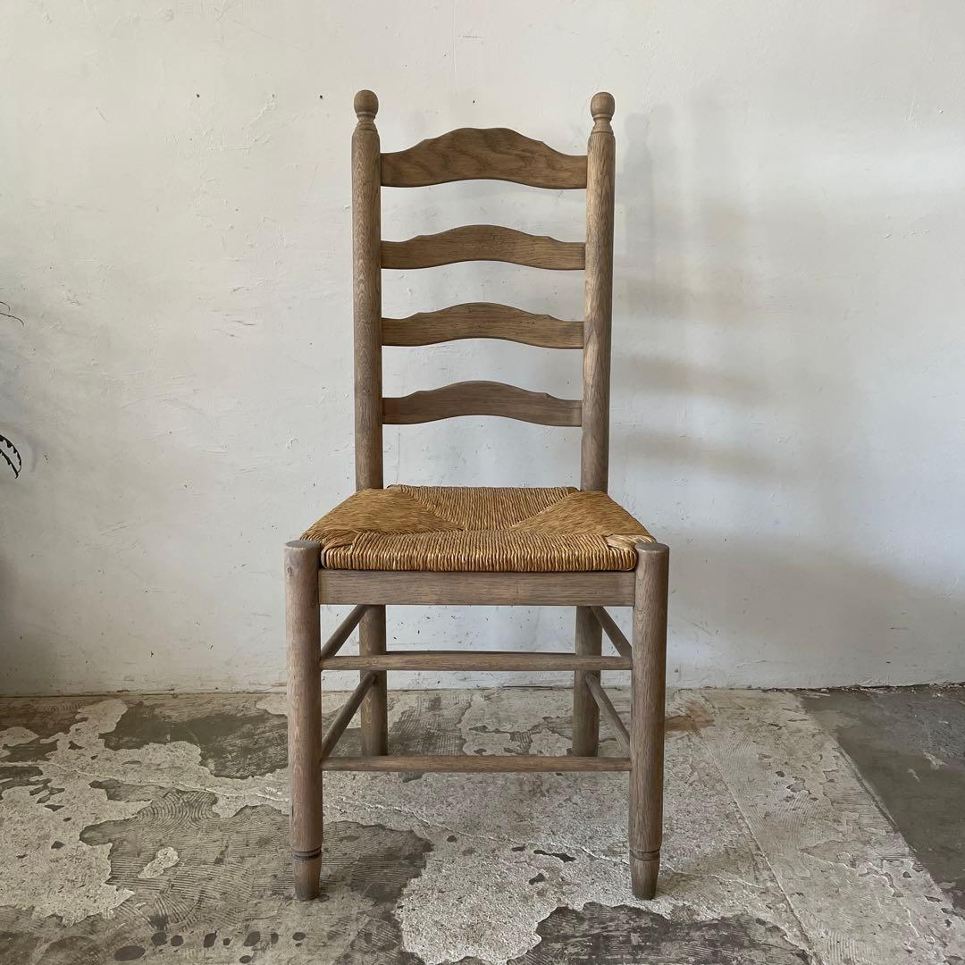 ヴィンテージ ダイニング藁チェア カフェチェア 剥離 no2 L1081015022
