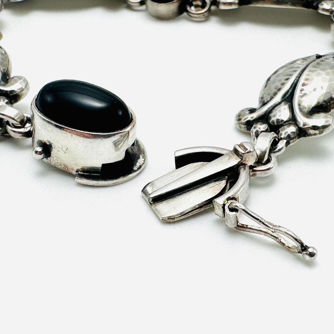 GEORG JENSEN 11 ムーンライトブロッサム オニキス ブレスレット