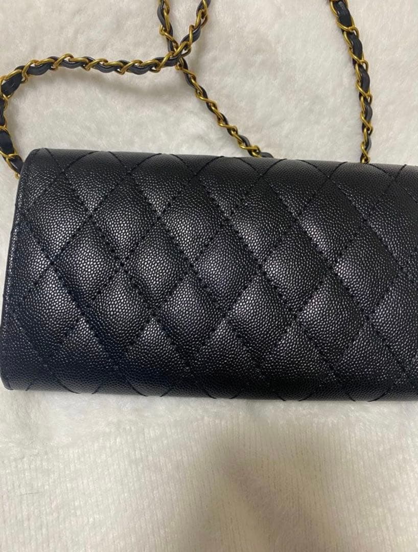 新品 CHANEL ノベルティ チェーンウォレット 財布 バッグ 新品 CHANEL