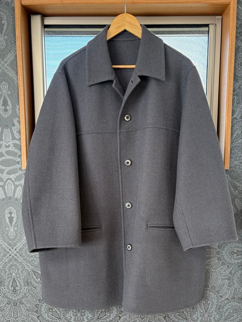 【美品】HERIL ヘリル　24AW Black Sheep Car Coat HERILL(へリル)24AW 