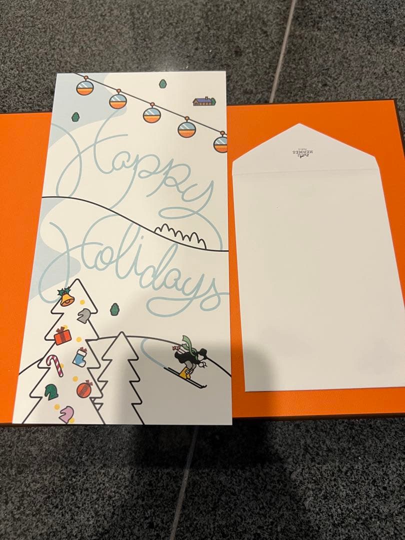 新品未使用　エルメス　カシミヤマフラー 《レクトヴェルソ》