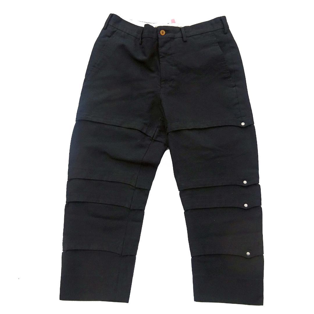 コムデギャルソン オムプリュス 2016AW平和の鎧パンツカシメスタッズXS