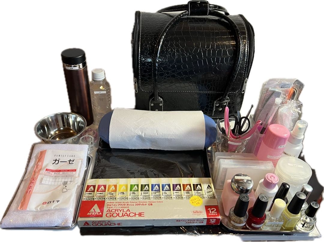 3月18日出品終了　ネイリスト検定3級　2級　セット　筆入とチップのおまけ付き ネイリスト検定3級【認定ハンド】65分タイムトライアル！全部見せます