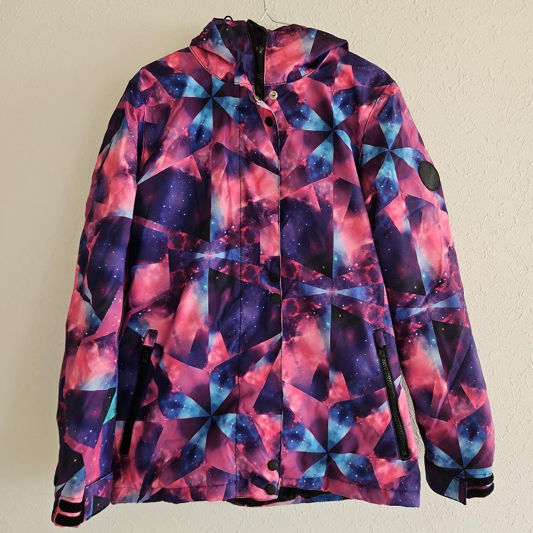 ハワイ購入★宇宙柄 女性用スノーボードウェア　スノーウェア　Ｌサイズ ハワイ購入☆宇宙柄 女性用スノーボードウェア スノーウェア Lサイズ