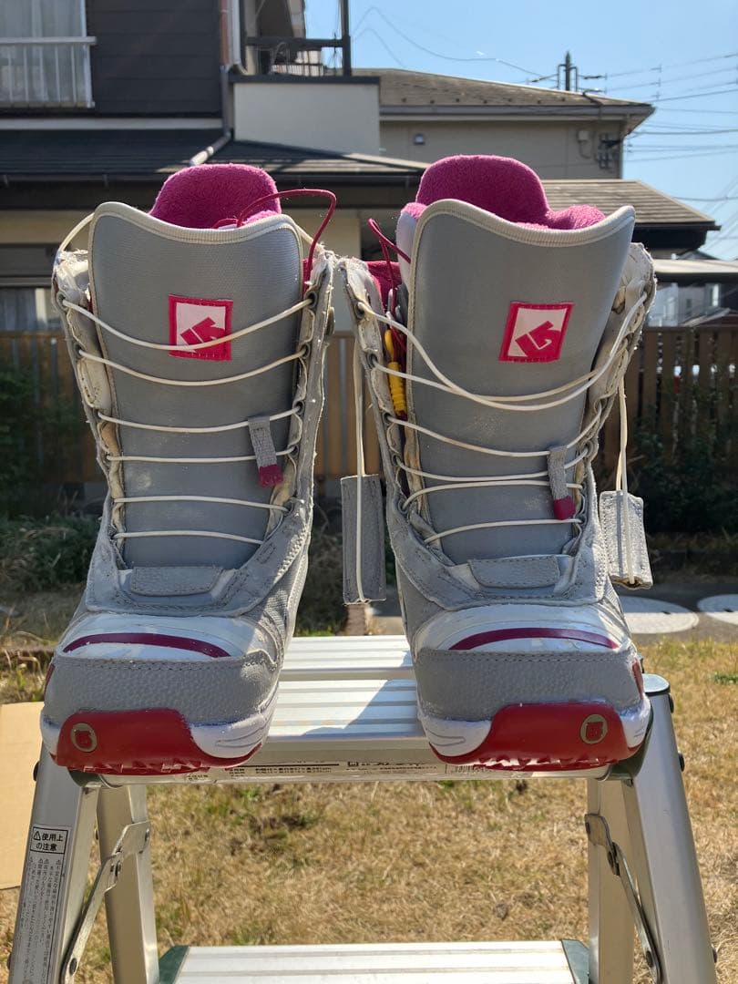 SP UNITED 子供用バインディング&Burton 22㎝ブーツ 美品 バートン