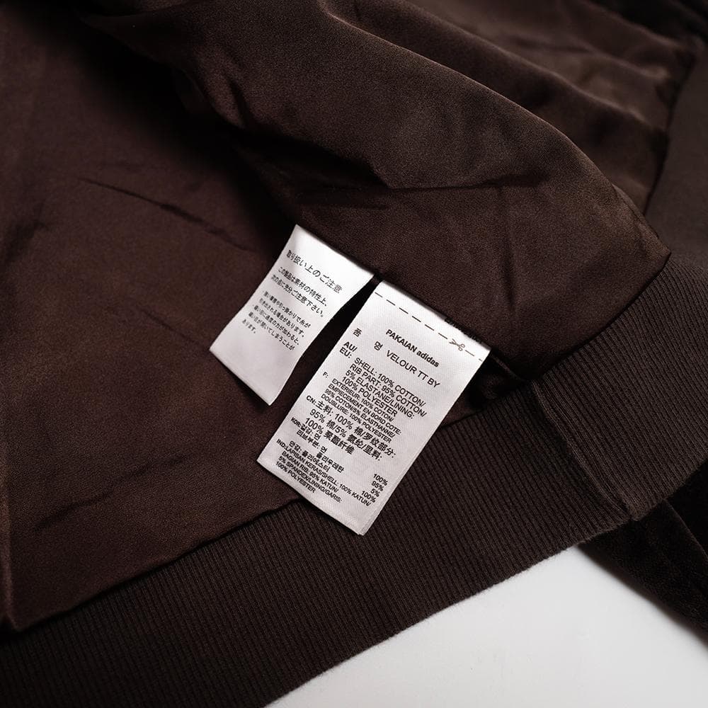 美品 XL adidas BEAUTY & YOUTH VELOUR TRACK 快適