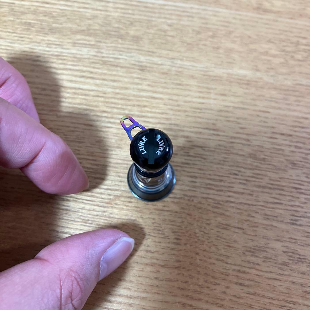 美品 LIVRE シマノ用 ハンドル ショートバランサー フックキーパー付き