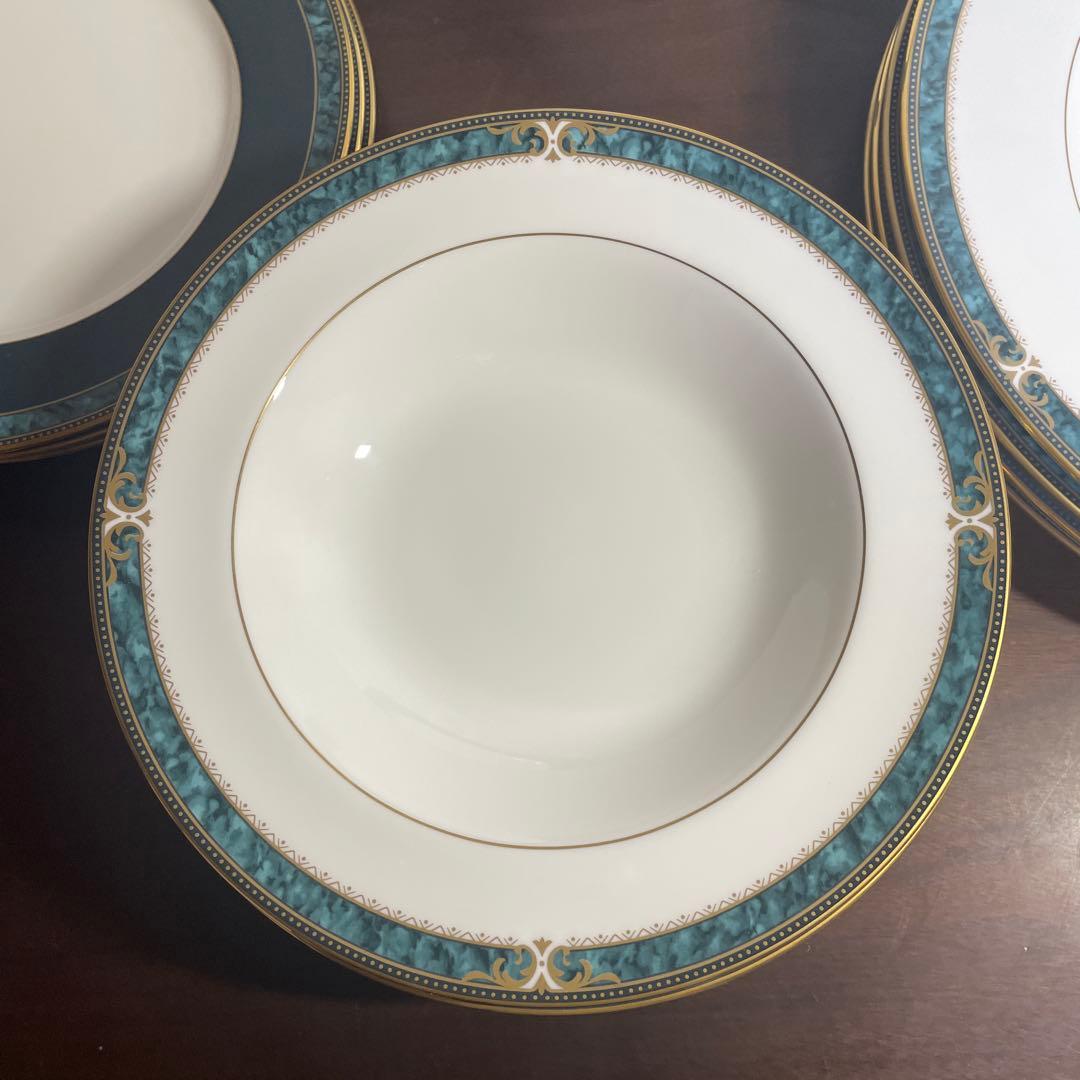 ノリタケ エセックスコート ディナー皿12枚セット スープ、デザート