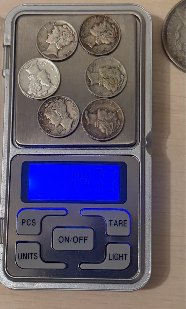 アメリカ 銀貨 おまとめ モルガン ピース マーキュリー 1ドル銀貨 10セント