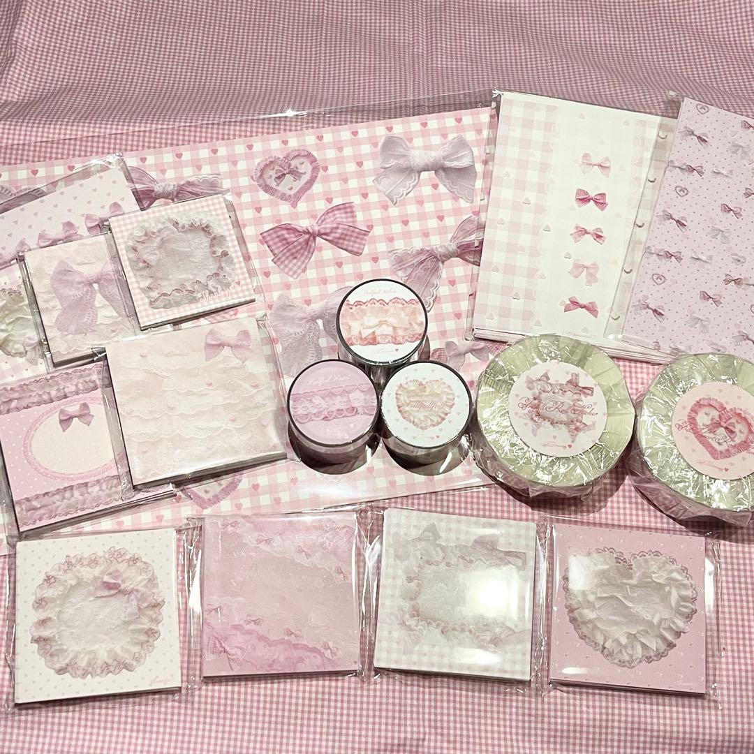 ARomantic PETテープ ロールシール メモ 紙物 新作 コンプセット シールデコ💕💕 来週くらいに、ロールシールたちをminneに少しupしたい