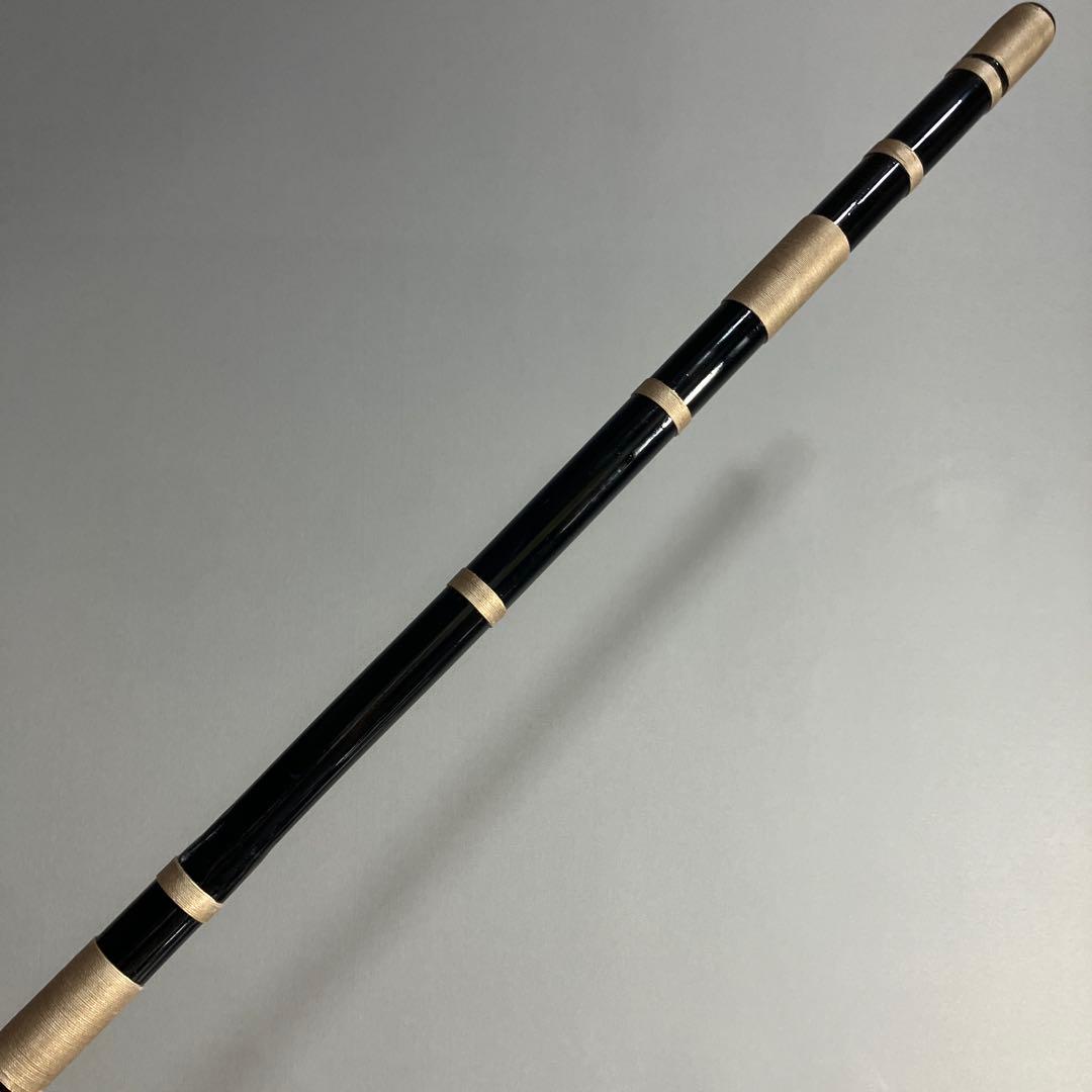 篠笛三本調子 CMR3-60 G管 唄物 ドレミ調 半重糸巻 黒