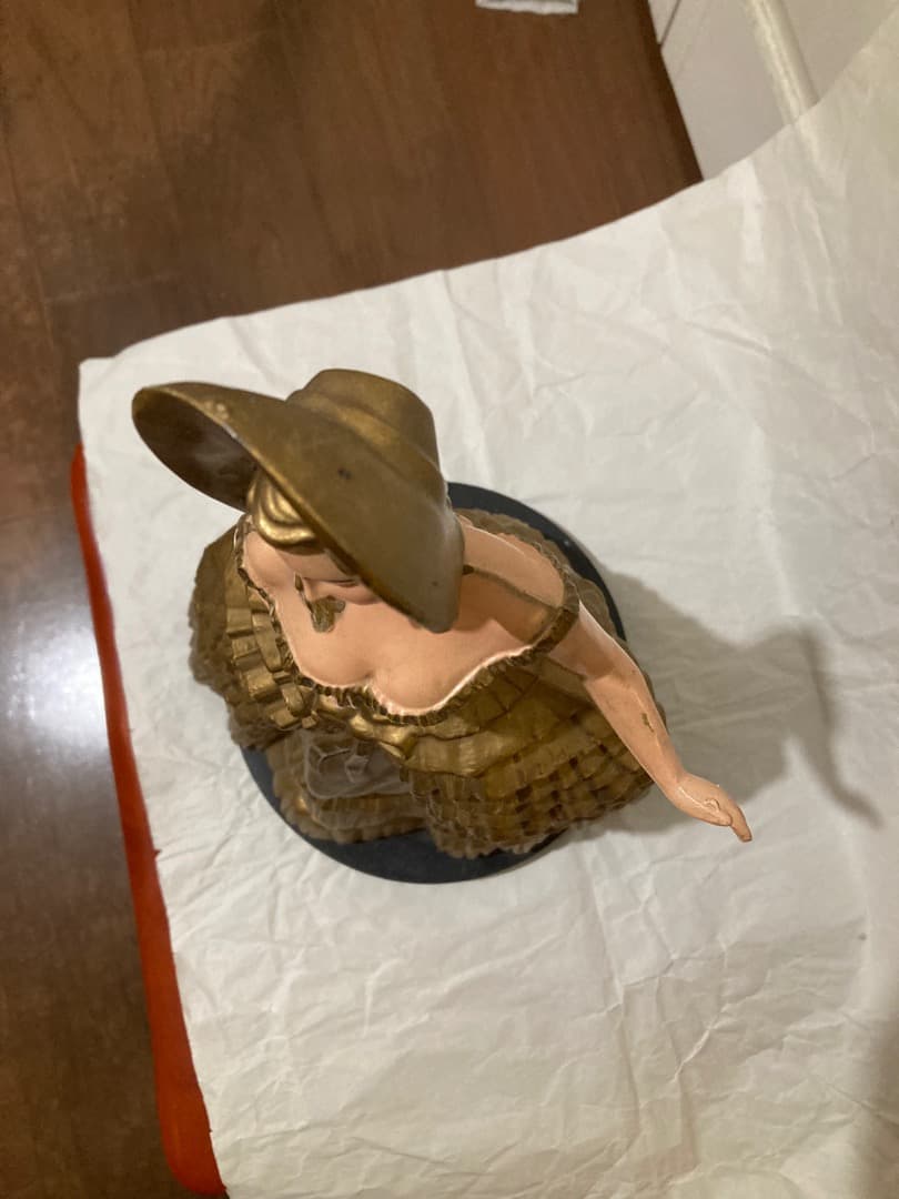 大きめ ヴィンテージ フィギュア 置物 バー 貴婦人 レディー 50年代？ 女性