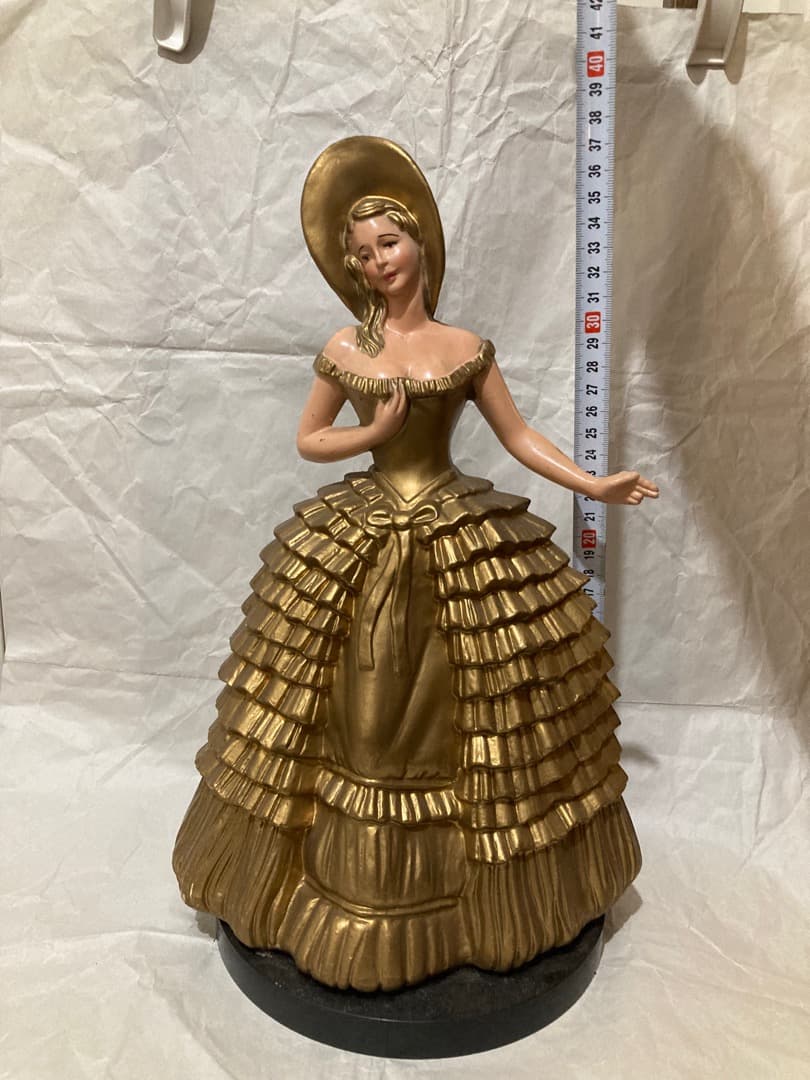 大きめ ヴィンテージ フィギュア 置物 バー 貴婦人 レディー 50年代？ 女性