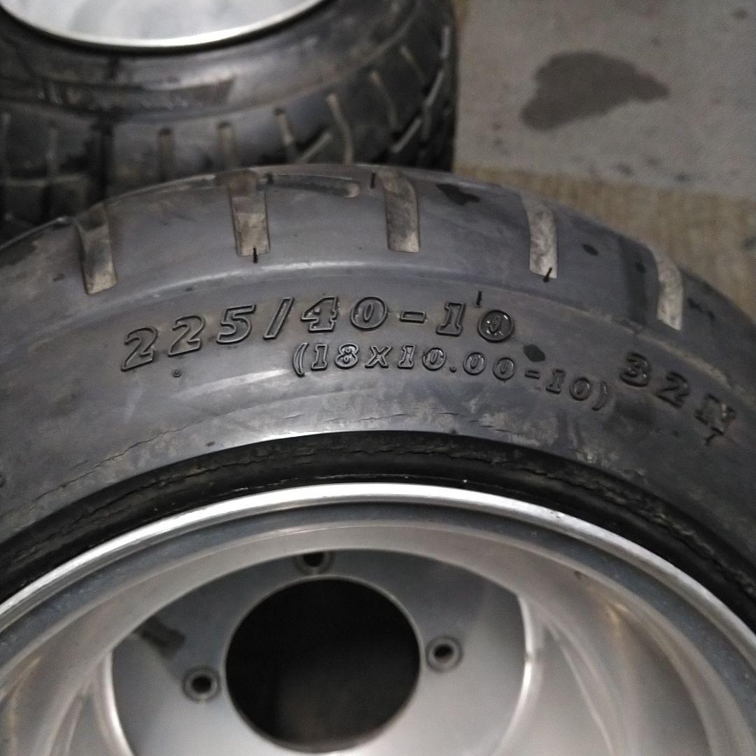 激レア！ダグラス10インチ11J&イノーバ225/40-10 - メルカリ
