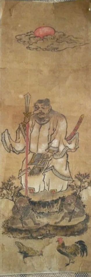 大津絵？作者不詳猿田彦神まくり 大津絵？作者不詳猿田彦神まくり 大津絵？作者不詳猿田彦神まくり 大津