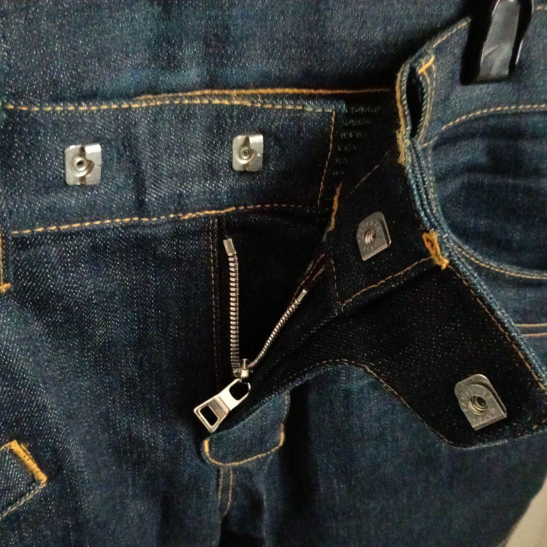BALMAIN インディゴストレッチバイカーデニム 蛇腹 Biker Denim