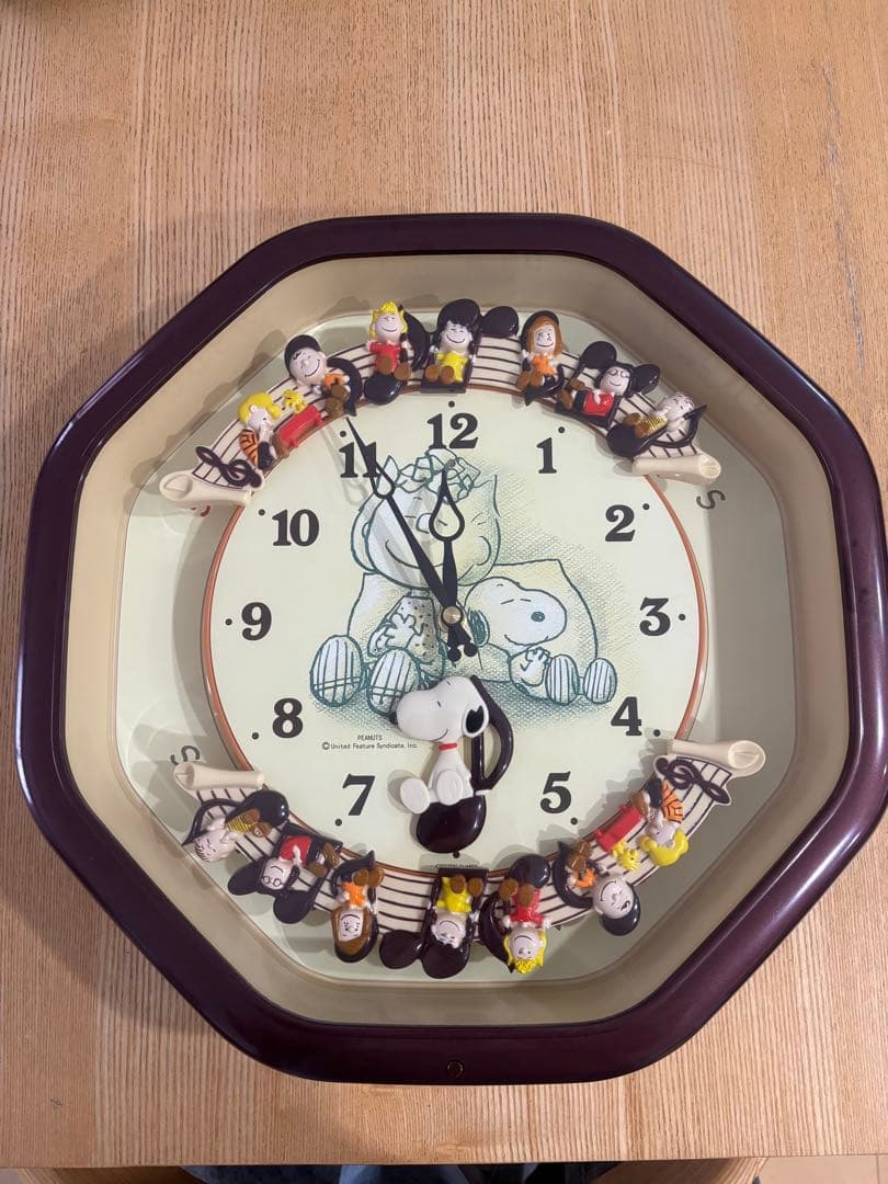 動作確認済】CITIZEN スヌーピー からくり時計 壁掛け時計 - メルカリ