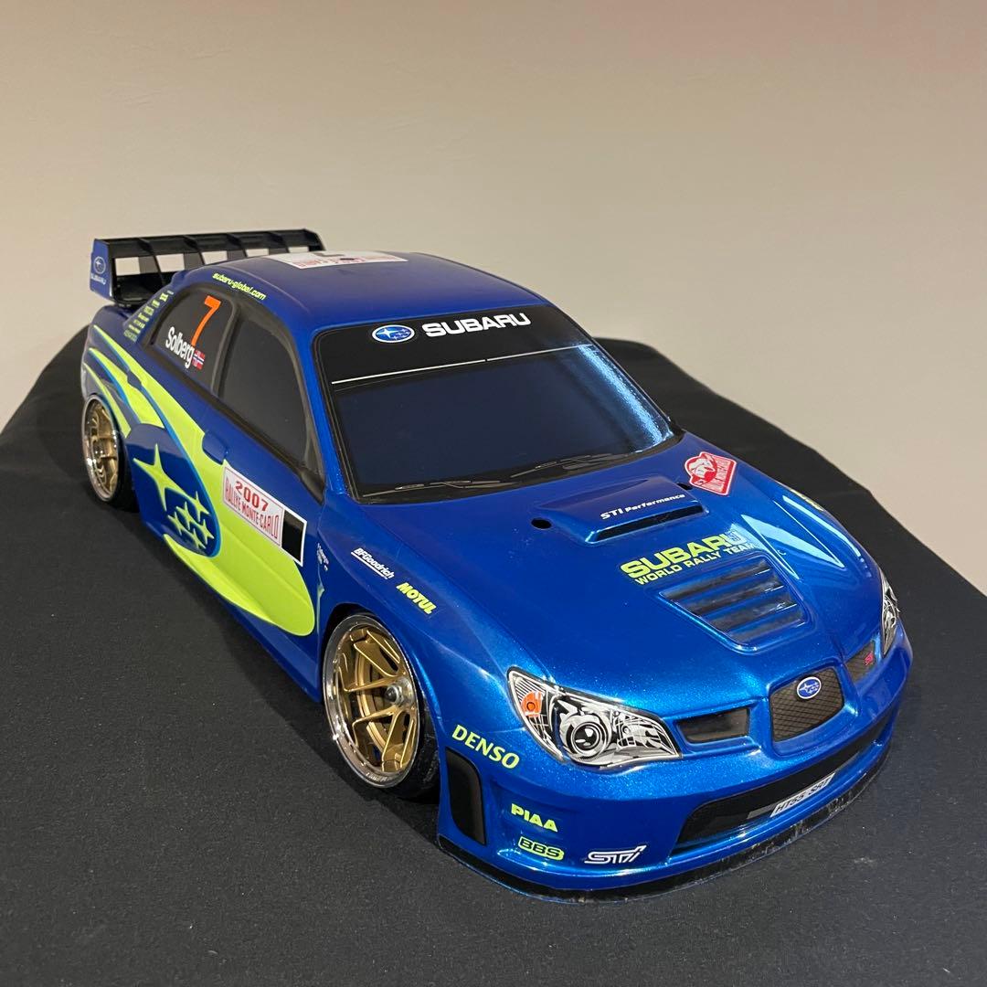 タミヤ スバル インプレッサ 1/10 ラジコンボディ 塗装済 ラリー 塗装