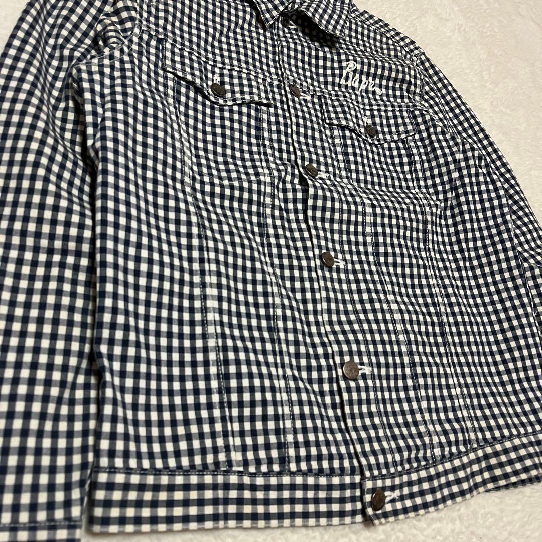 A BATHING APE 3rd型 ギンガムチェック ジャケット シャツ素材