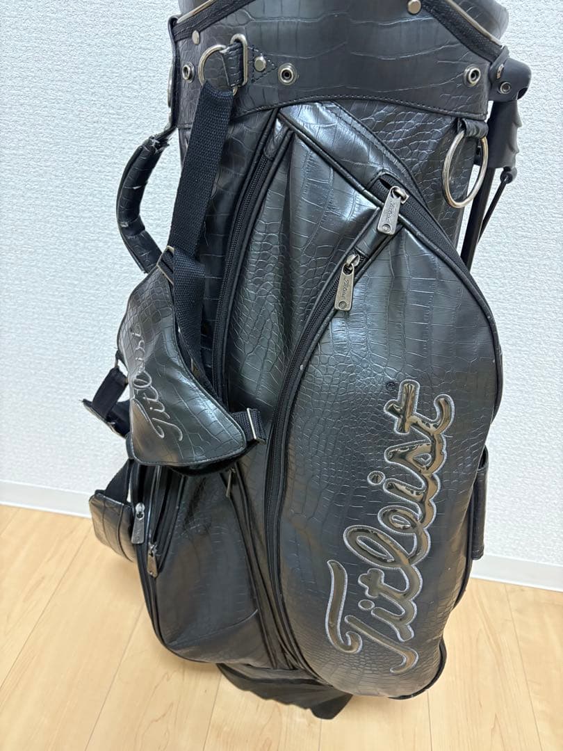 Titleist クロコダイル風 キャディーバック　スタンド型 Titleist クロコダイル風 キャディーバック スタンド型 Titleist