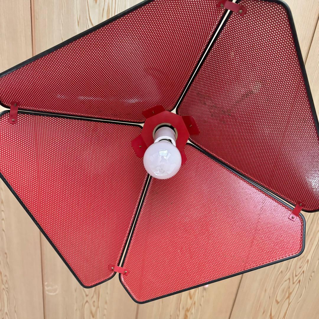 ペンダントライトパンチングメタル スペースエイジ ポストモダン 80s