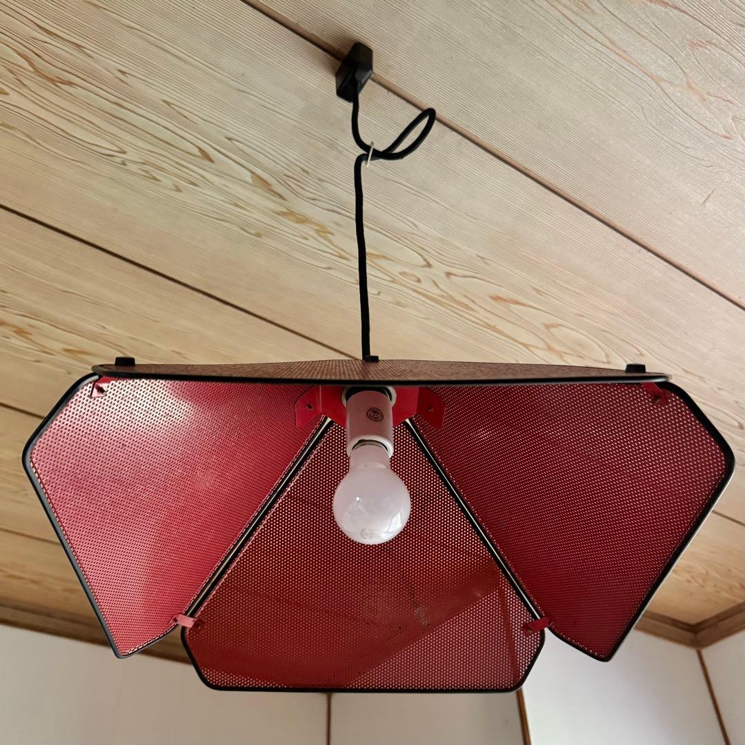 ペンダントライトパンチングメタル スペースエイジ ポストモダン 80s