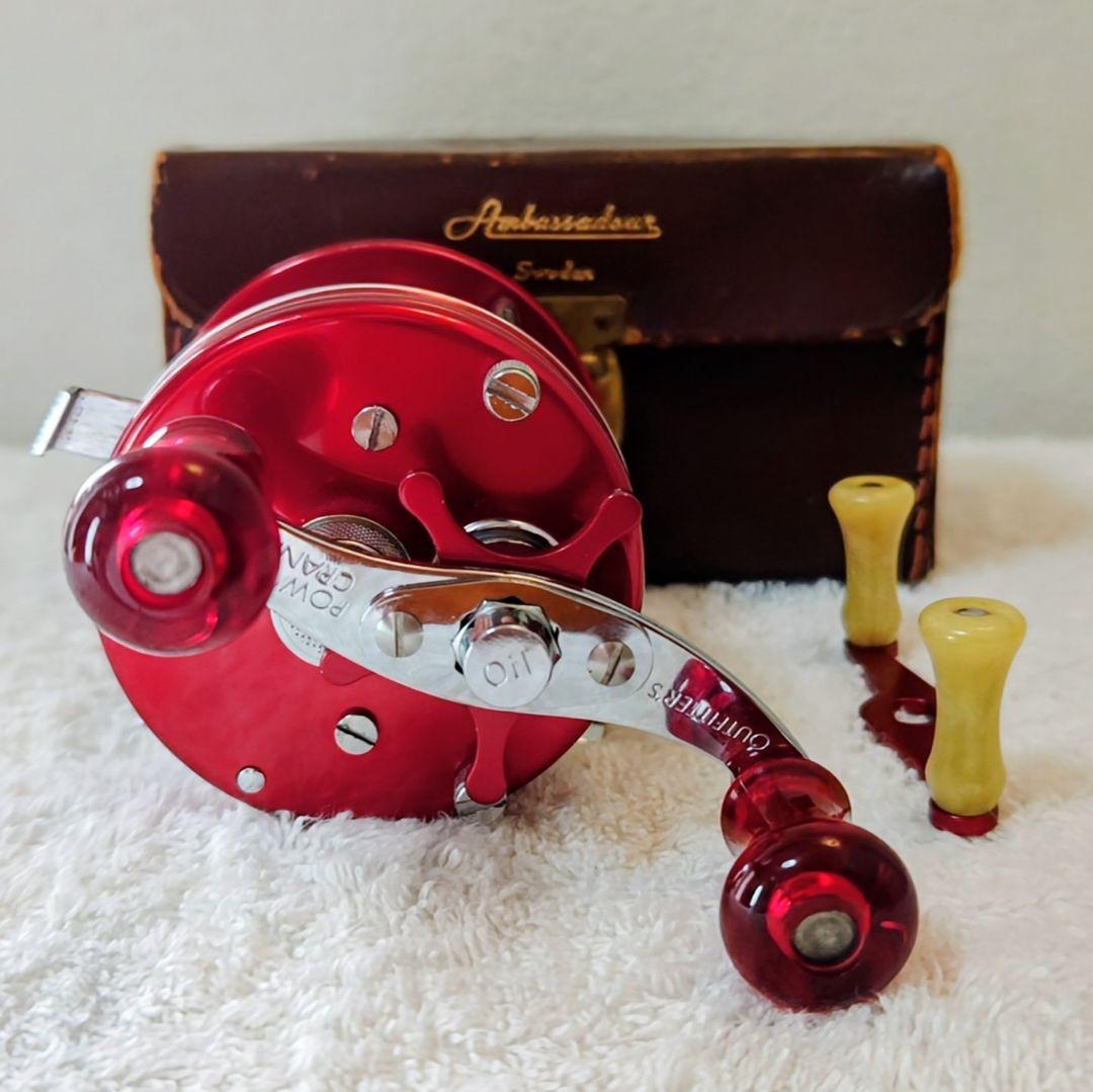 ABU Ambassadeur 5000 Red BigA パワハン 皮ケース付 - メルカリ