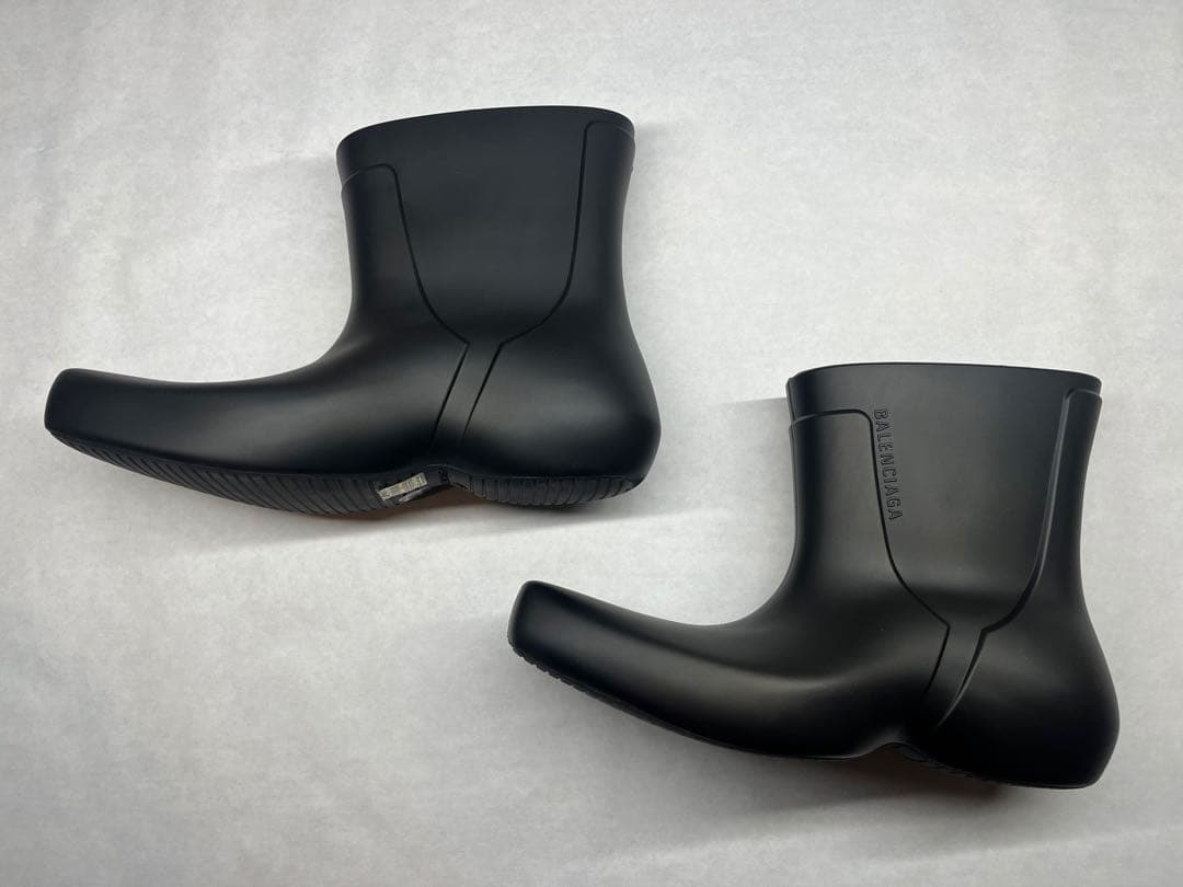 a*i様 Balenciaga Excavatorメンズラバーレインブーツ-4