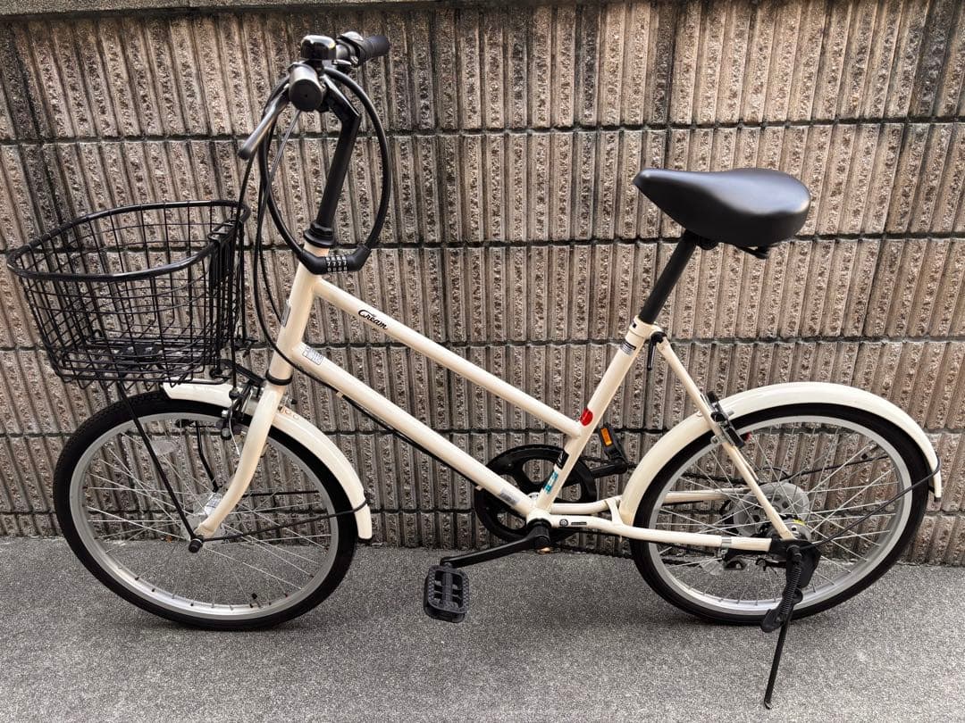直接引き取り限定】Cream Mini 20インチ・6段変速 自転車 - メルカリ