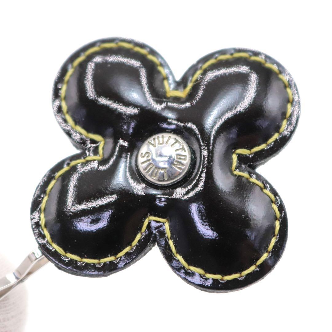 極美品】ルイヴィトン バレッタ フルール ヴェルニ ヘアピン M92259