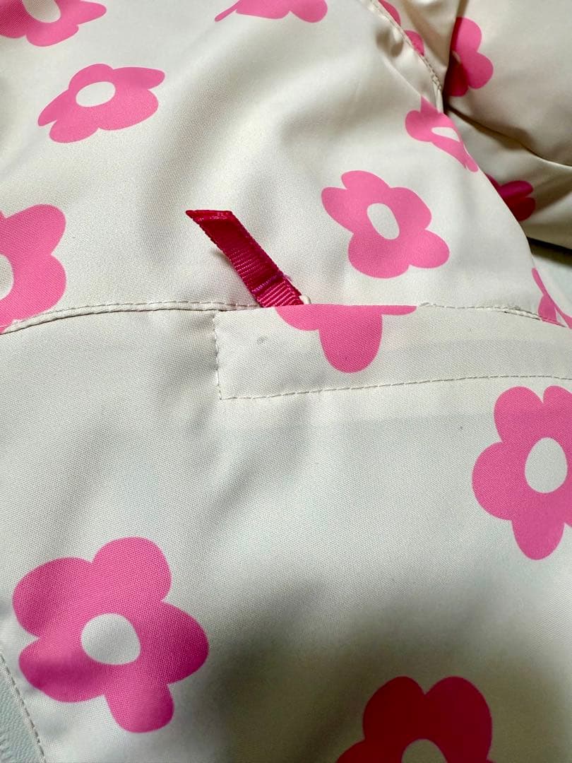 ZARA 花柄 スキーウェア 2-3歳用 上下セット